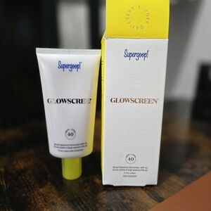 Supergoop! Glowscreen SPF 40 - White Tube with Yellow Cap